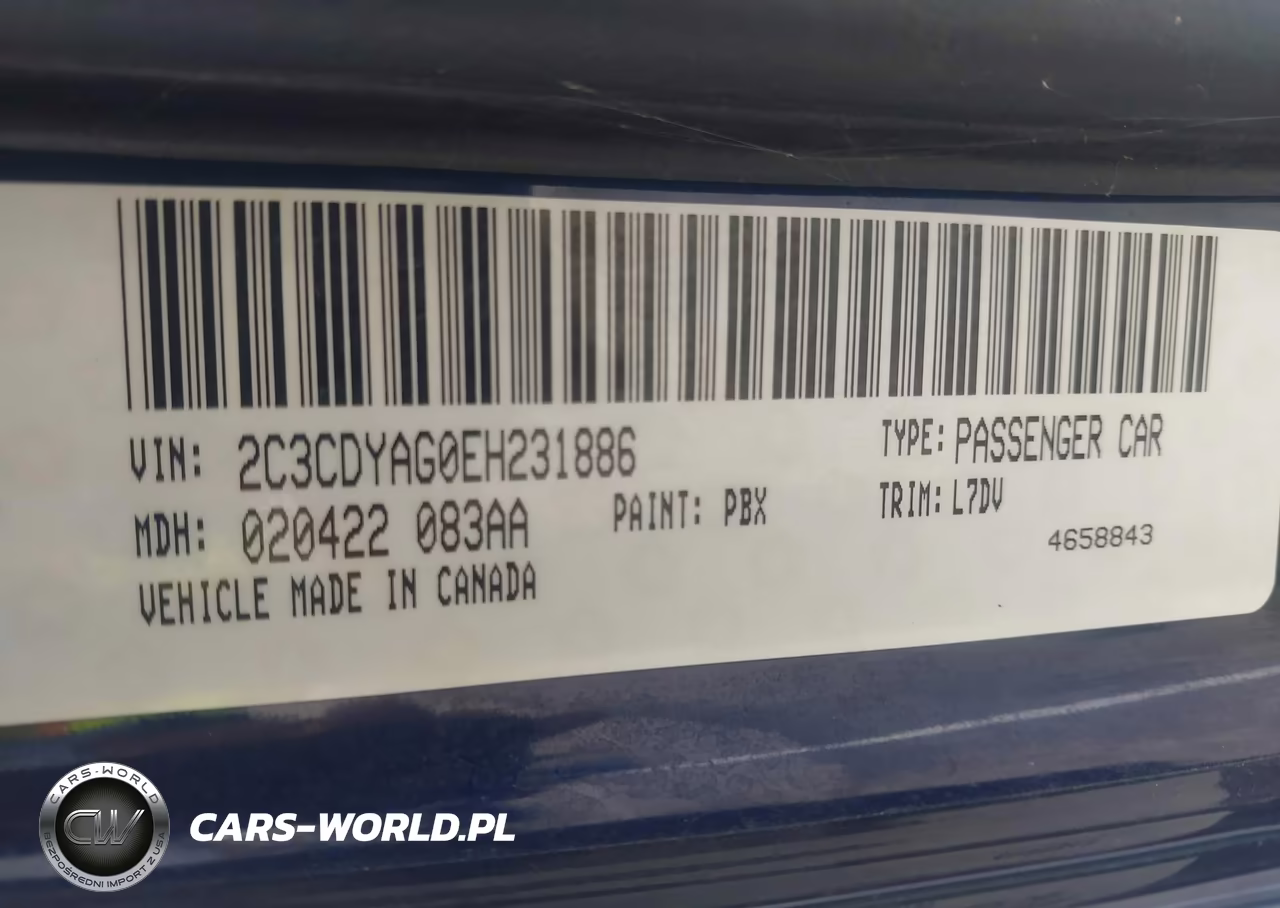 2014 Dodge Challenger Sxt VIN:2C3CDYAG0EH231886 - 9