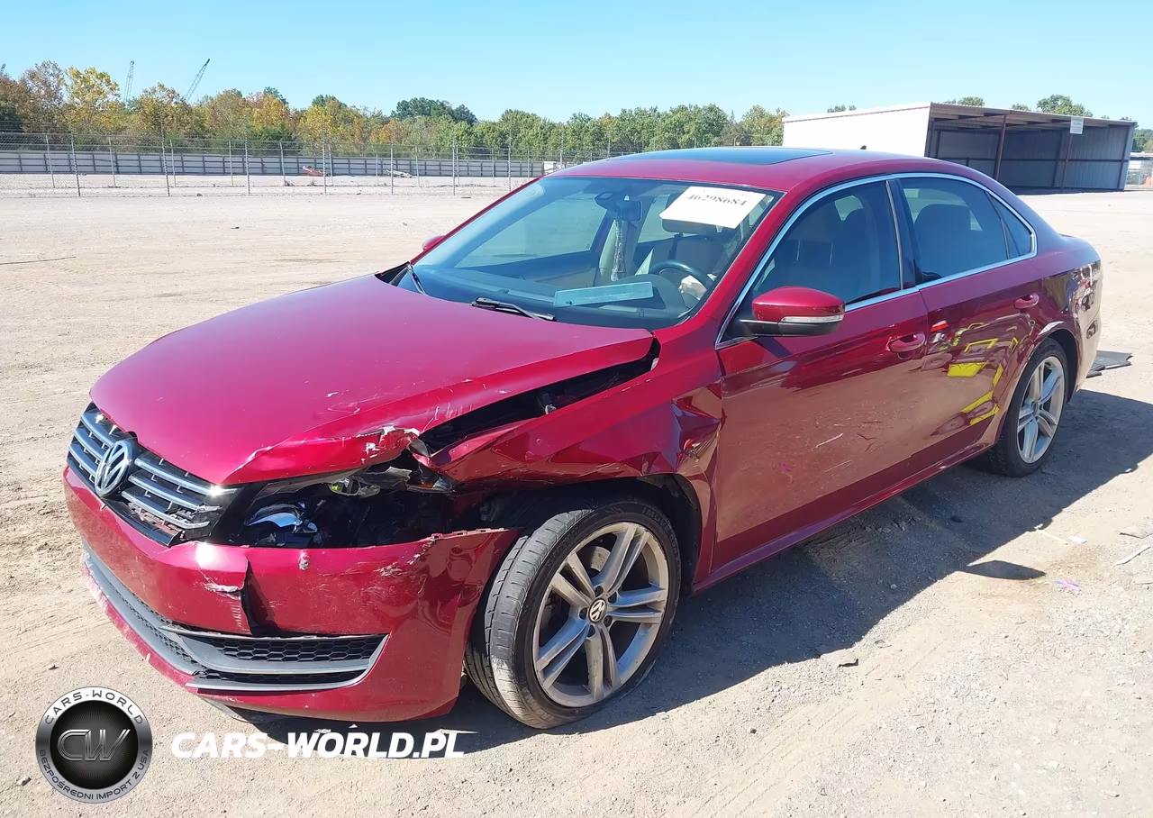 2015 Volkswagen Passat 2.0L Tdi Se VIN:1VWBV7A32FC058854 - 2