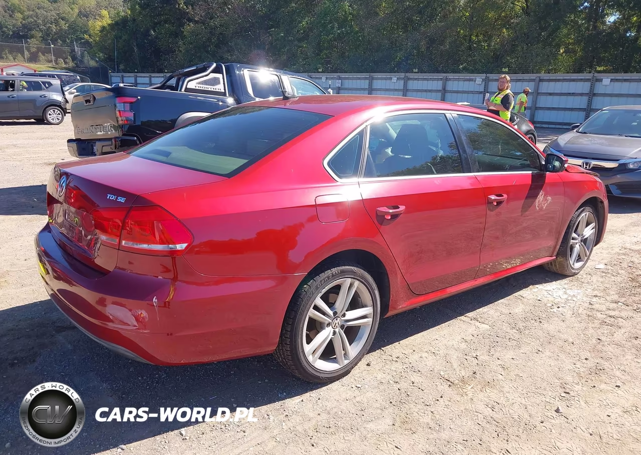 2015 Volkswagen Passat 2.0L Tdi Se VIN:1VWBV7A32FC058854 - 4