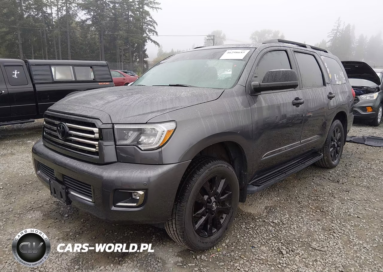 2022 Toyota Sequoia Nightshade Special Edition VIN:5TDHY5B11NS187686 - 2
