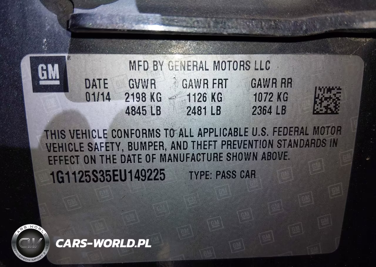 2014 Chevrolet Impala 2Lt VIN:1G1125S35EU149225 - 9