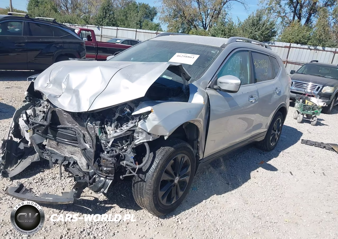 2015 Nissan Rogue Sv VIN:5N1AT2MV8FC927585 - 2