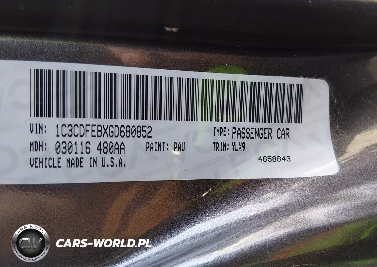 2016 Dodge Dart Gt VIN:1C3CDFEBXGD680852 - 9