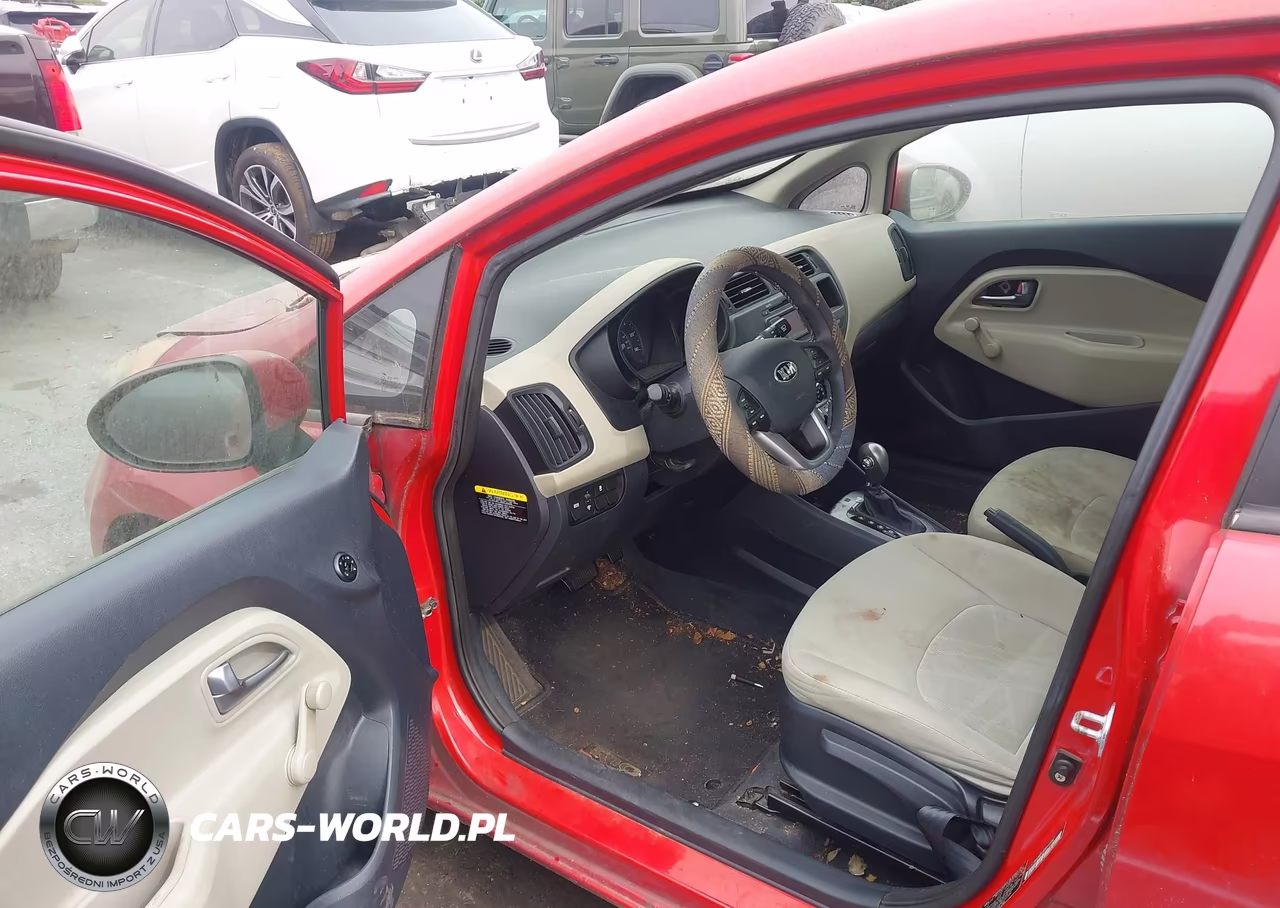 2013 Kia Rio Lx VIN:KNADM5A3XD6172726 - 5
