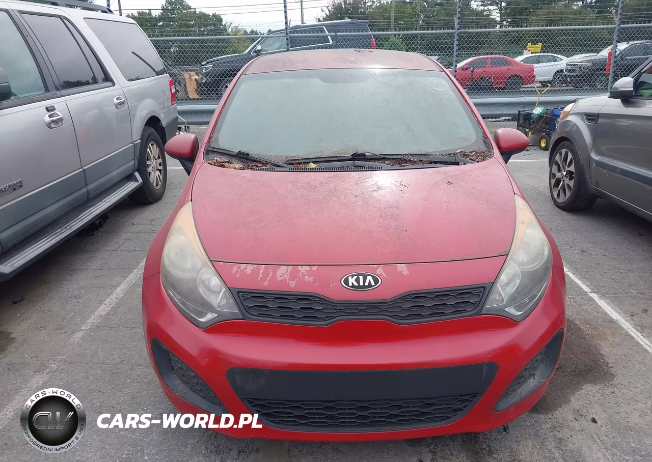 2013 Kia Rio Lx VIN:KNADM5A3XD6172726 - 6