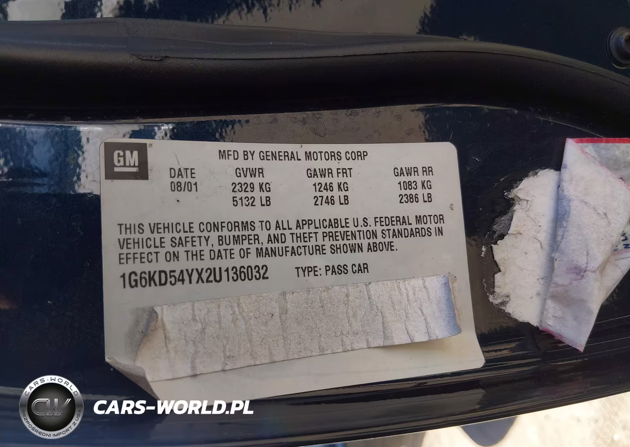2002 Cadillac Deville Standard VIN:1G6KD54YX2U136032 - 9