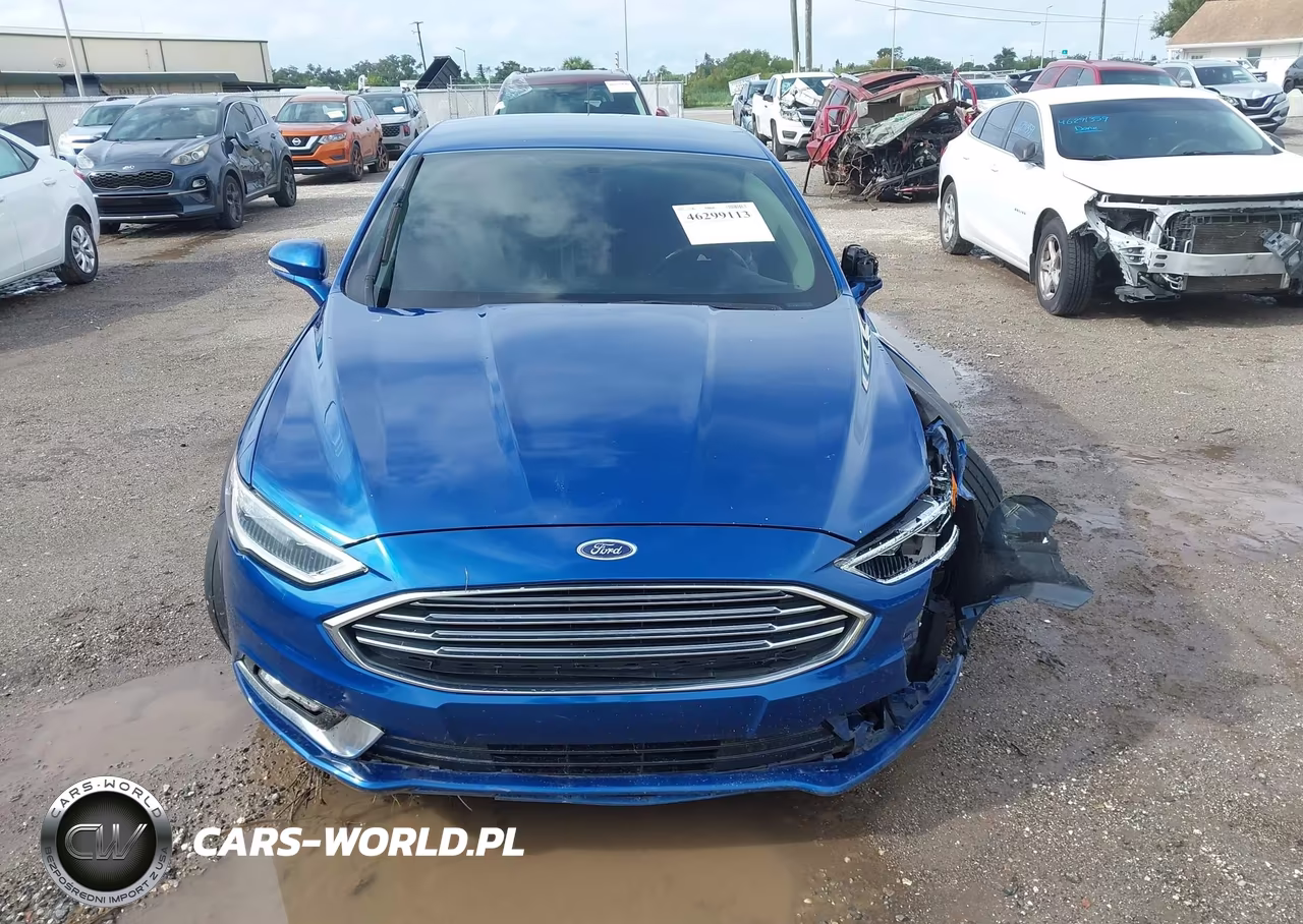 2017 Ford Fusion Hybrid Titanium VIN:3FA6P0RU9HR138083 - 12
