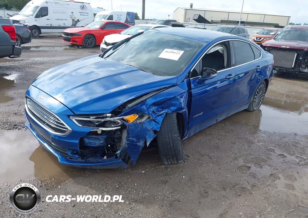 2017 Ford Fusion Hybrid Titanium VIN:3FA6P0RU9HR138083 - 2