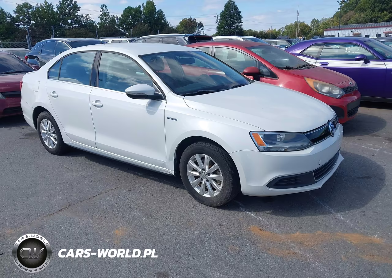 2013 Volkswagen Jetta Hybrid Se VIN:3VW637AJ5DM284517 - 1