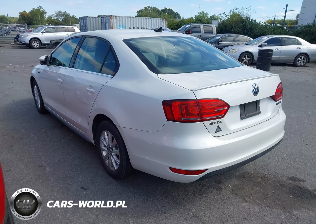 2013 Volkswagen Jetta Hybrid Se VIN:3VW637AJ5DM284517 - 3
