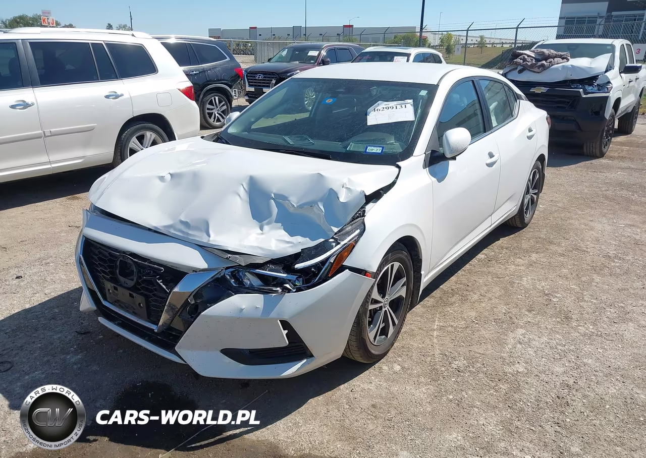 2022 Nissan Sentra Sv Xtronic Cvt VIN:3N1AB8CVXNY295581 - 2