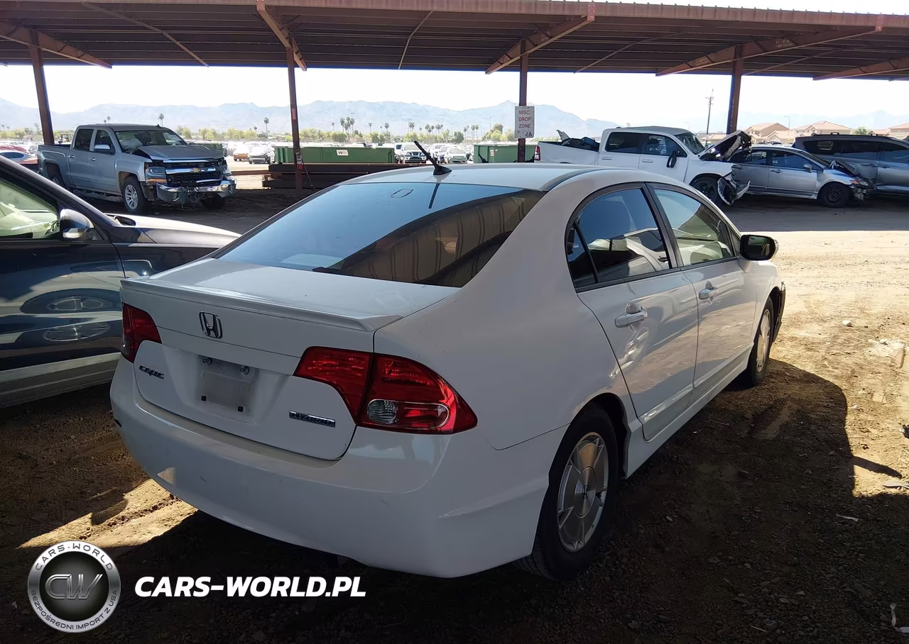 2008 Honda Civic Hybrid VIN:JHMFA36218S015378 - 4