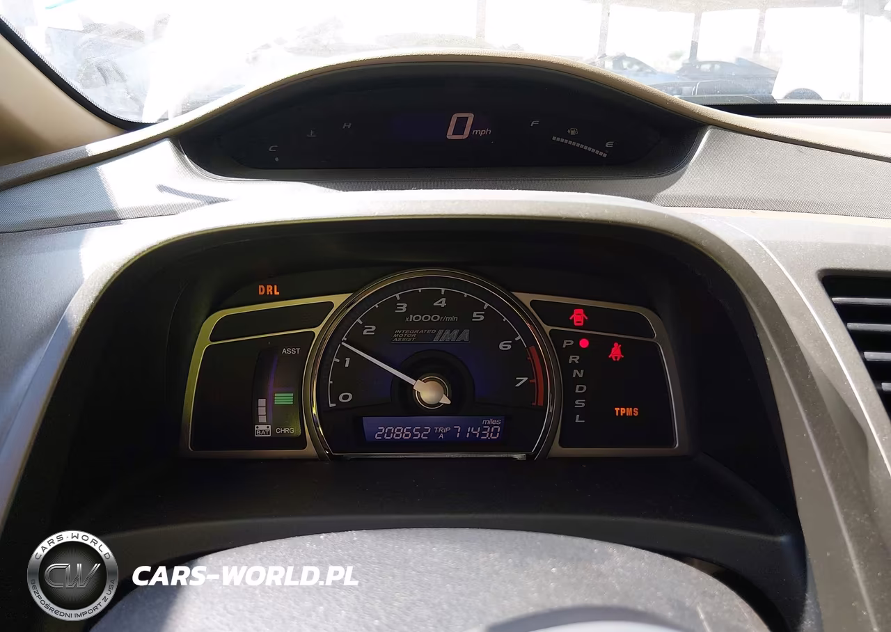 2008 Honda Civic Hybrid VIN:JHMFA36218S015378 - 7