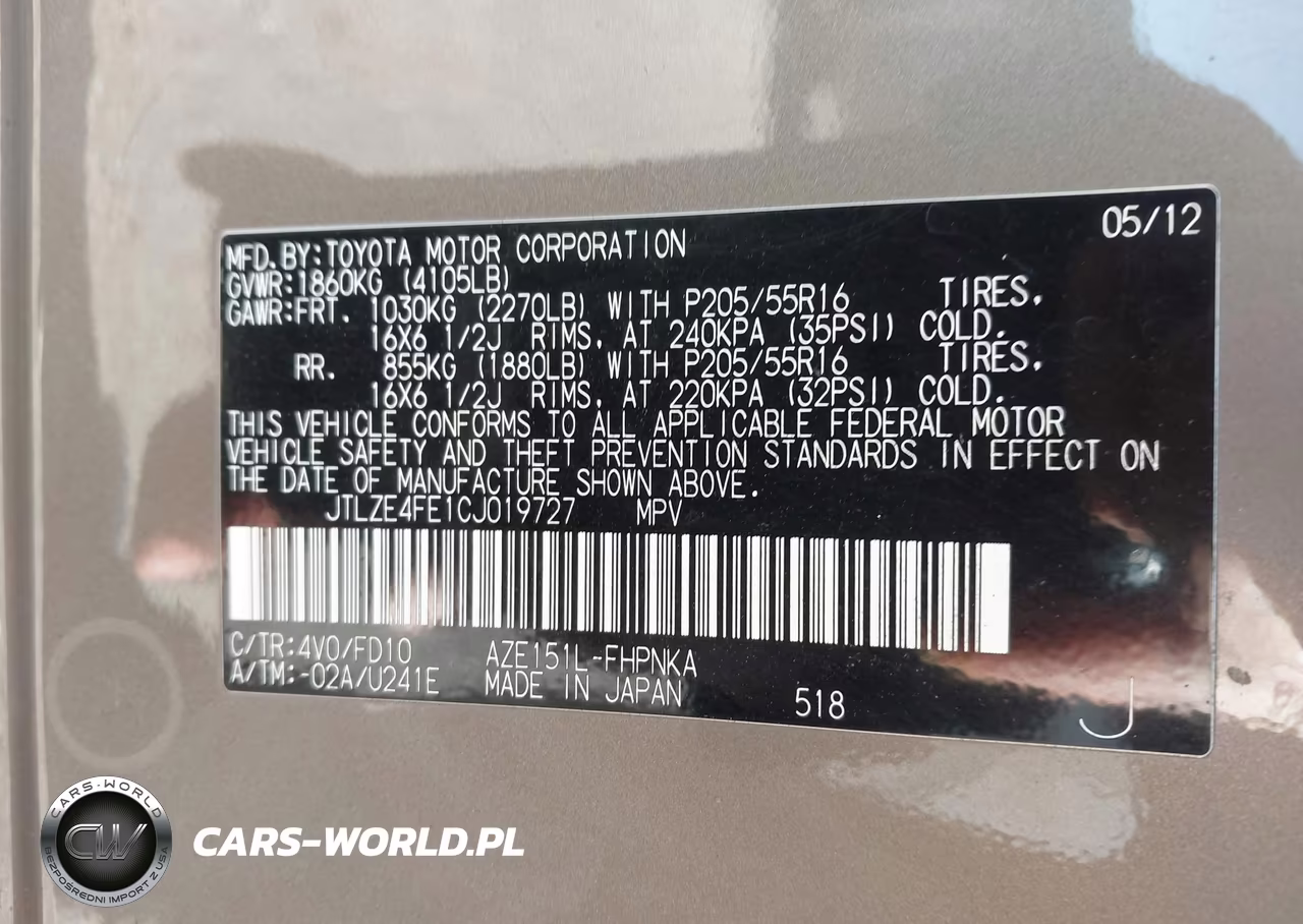 2012 Scion Xb VIN:JTLZE4FE1CJ019727 - 9