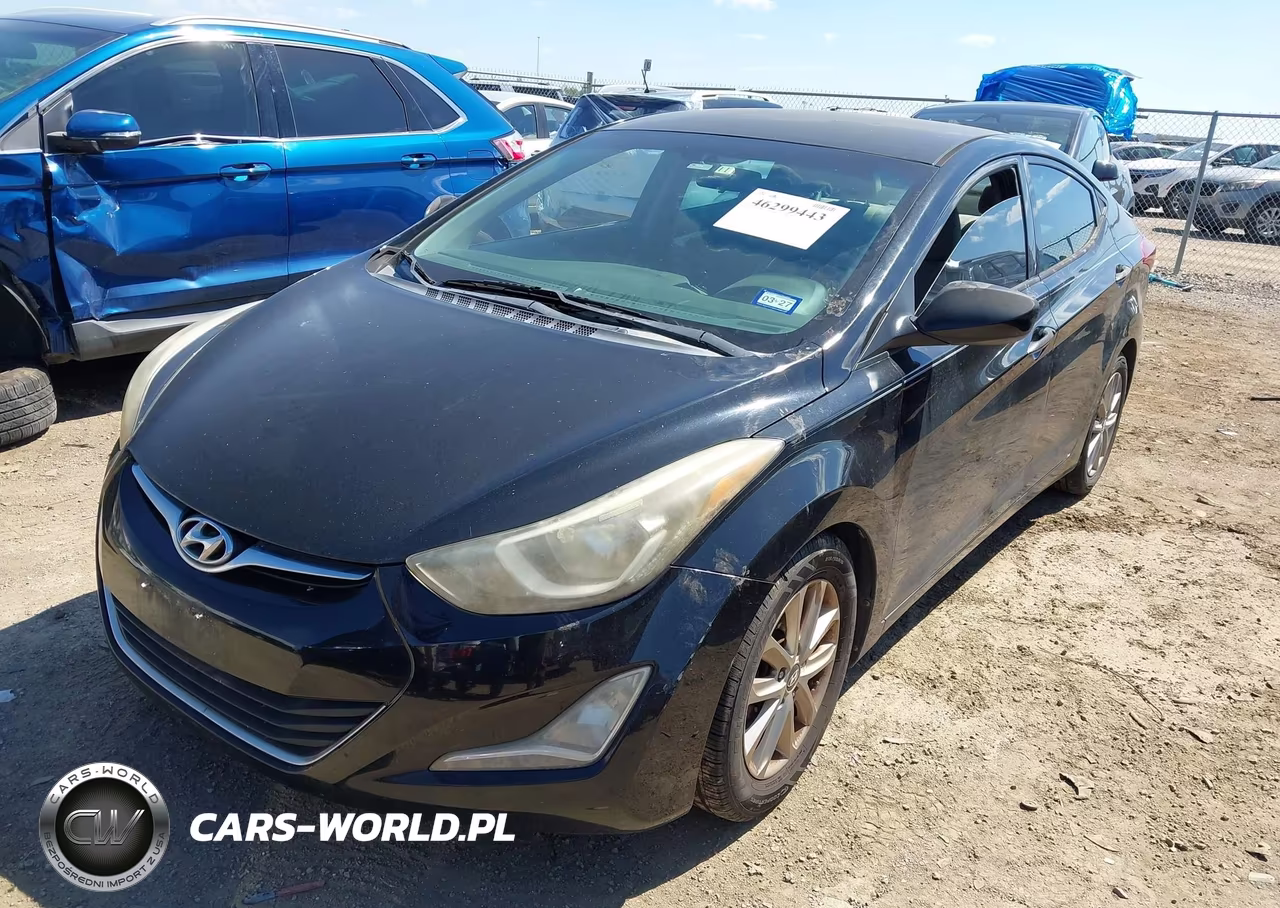 2014 Hyundai Elantra Se VIN:5NPDH4AE4EH471686 - 2
