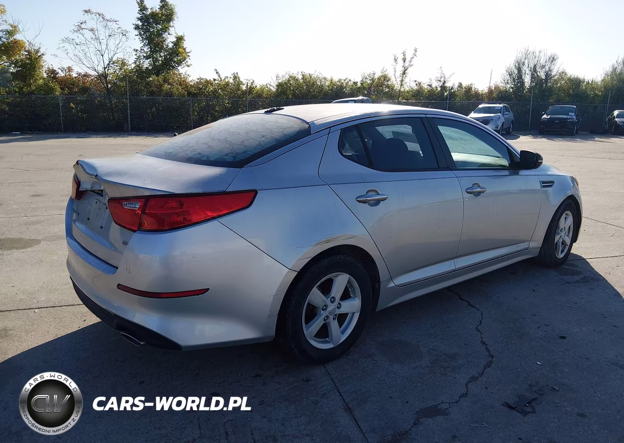 2014 Kia Optima Lx VIN:KNAGM4A73E5469421 - 3