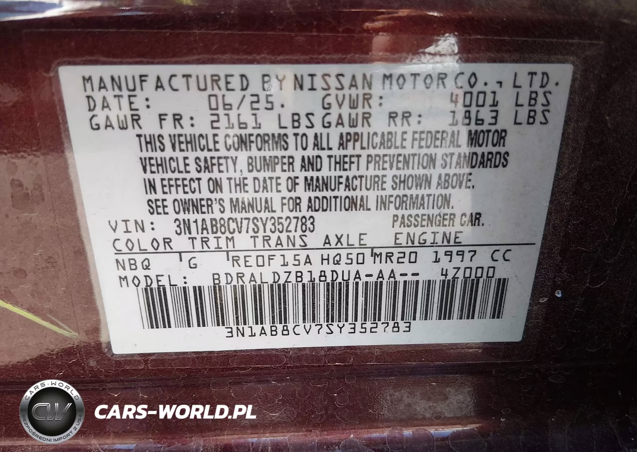 2025 Nissan Sentra Sv VIN:3N1AB8CV7SY352783 - 9