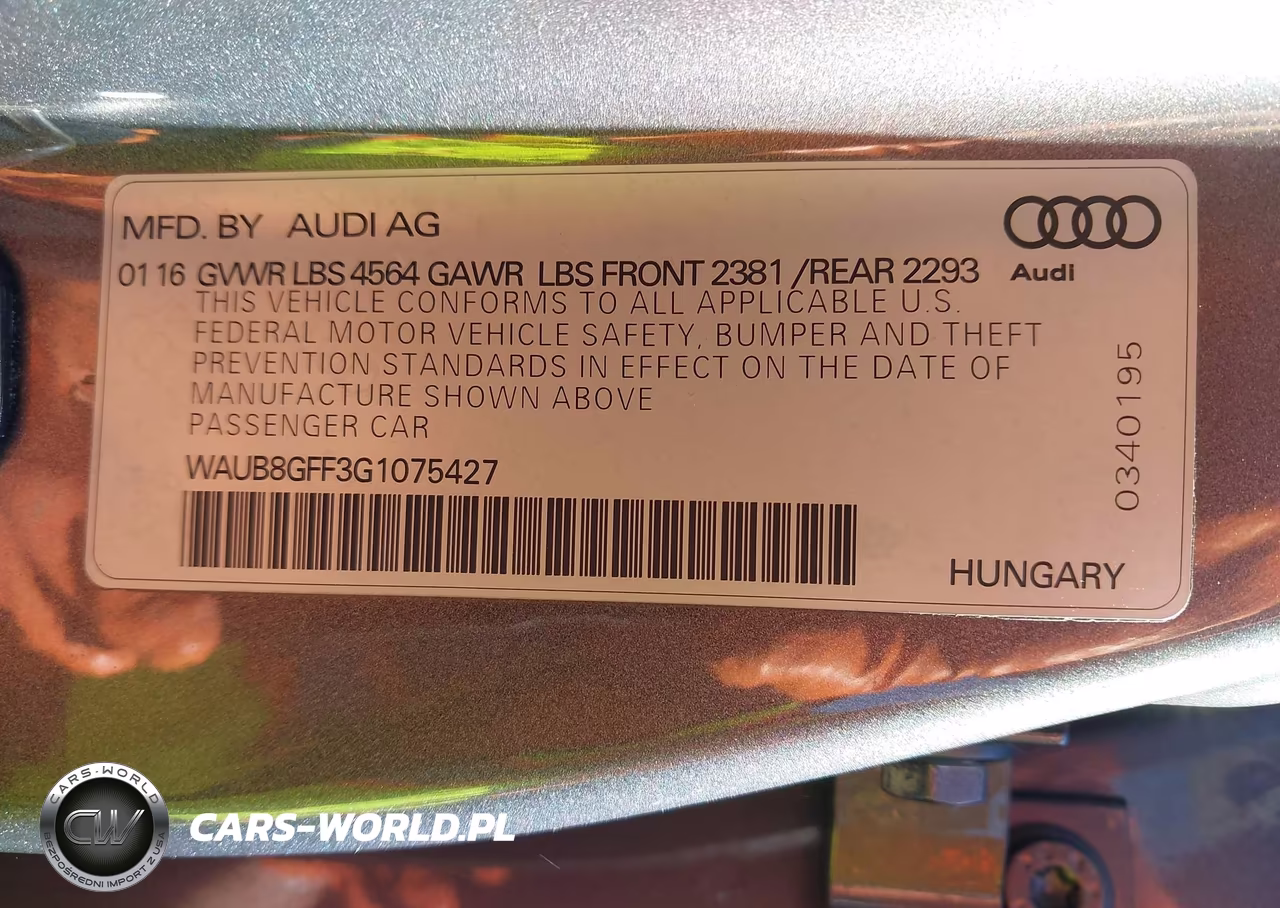 2016 Audi A3 2.0T Premium VIN:WAUB8GFF3G1075427 - 9