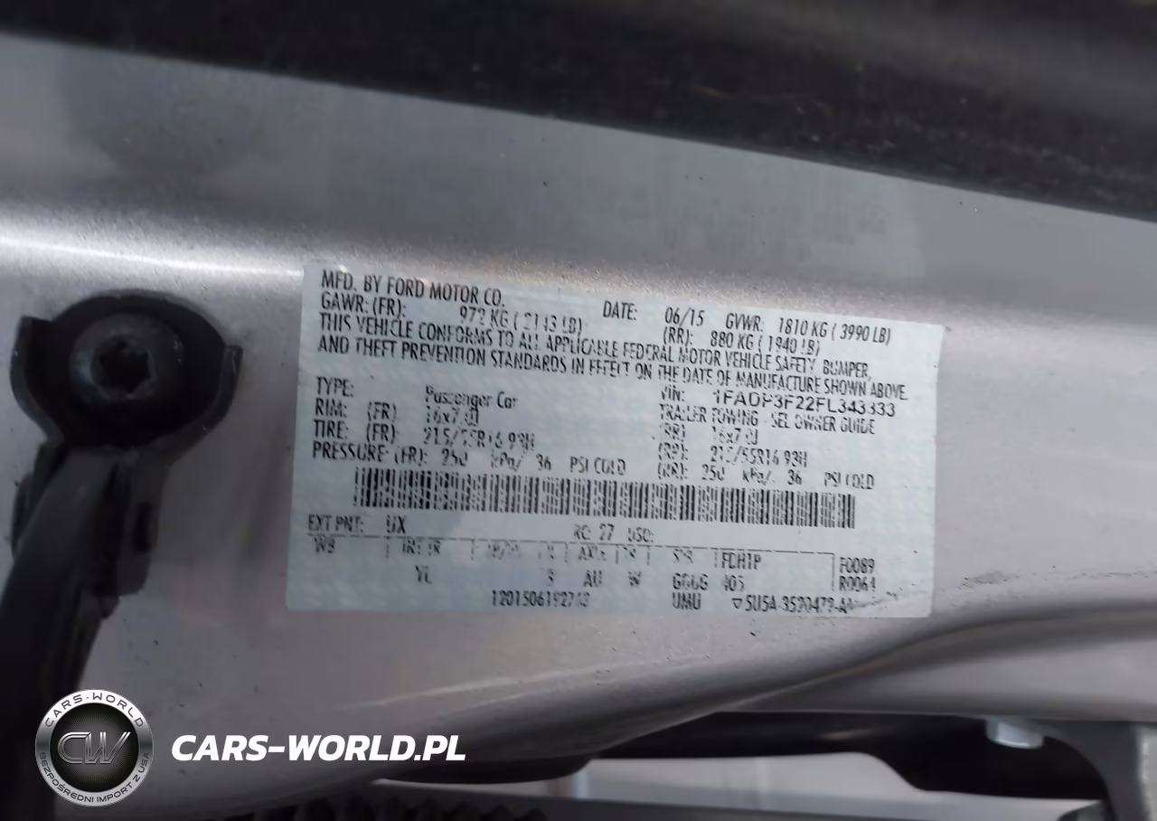 2015 Ford Focus Se VIN:1FADP3F22FL343333 - 9