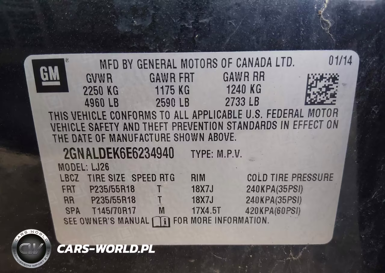 2014 Chevrolet Equinox Ltz VIN:2GNALDEK6E6234940 - 9
