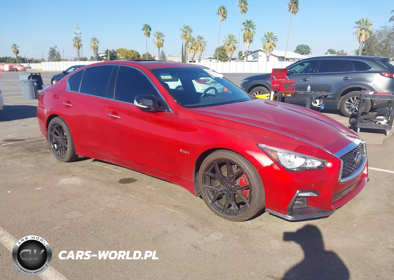 2019 Infiniti Q50 3.0T Red Sport 400 VIN:JN1FV7AP8KM760062 - 1