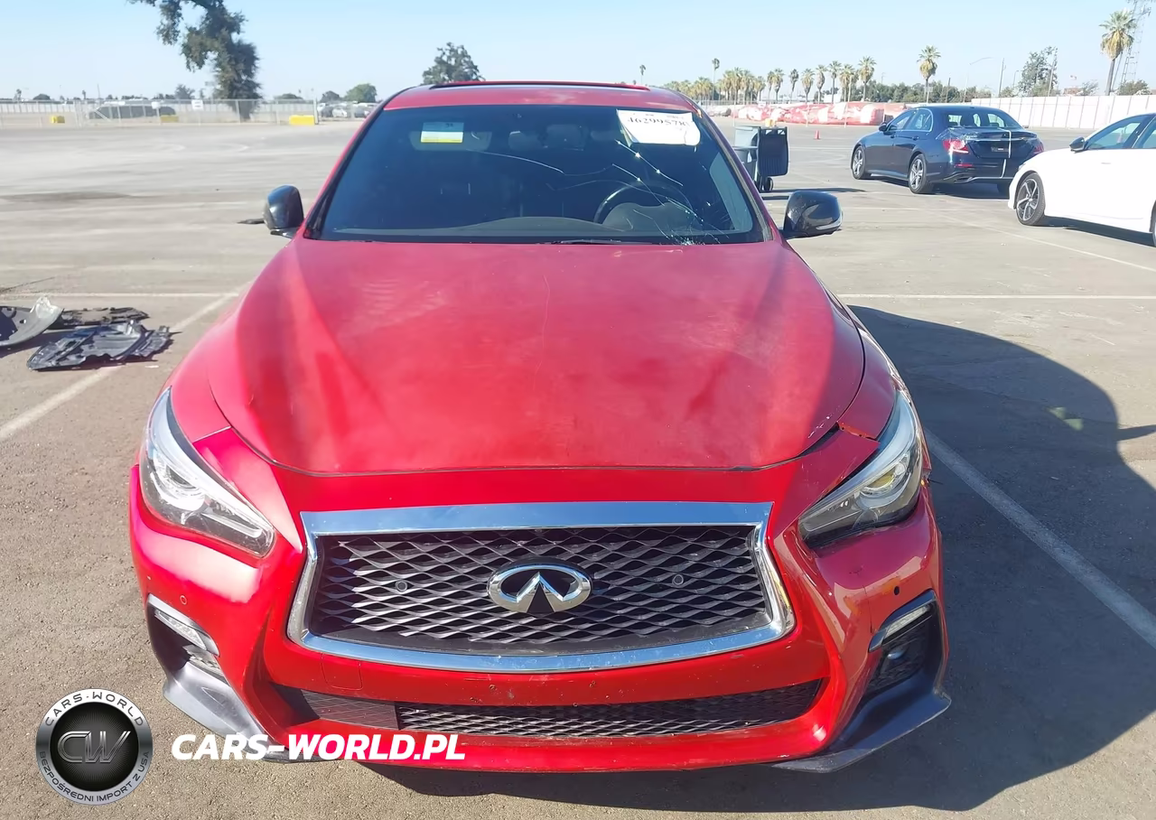 2019 Infiniti Q50 3.0T Red Sport 400 VIN:JN1FV7AP8KM760062 - 12