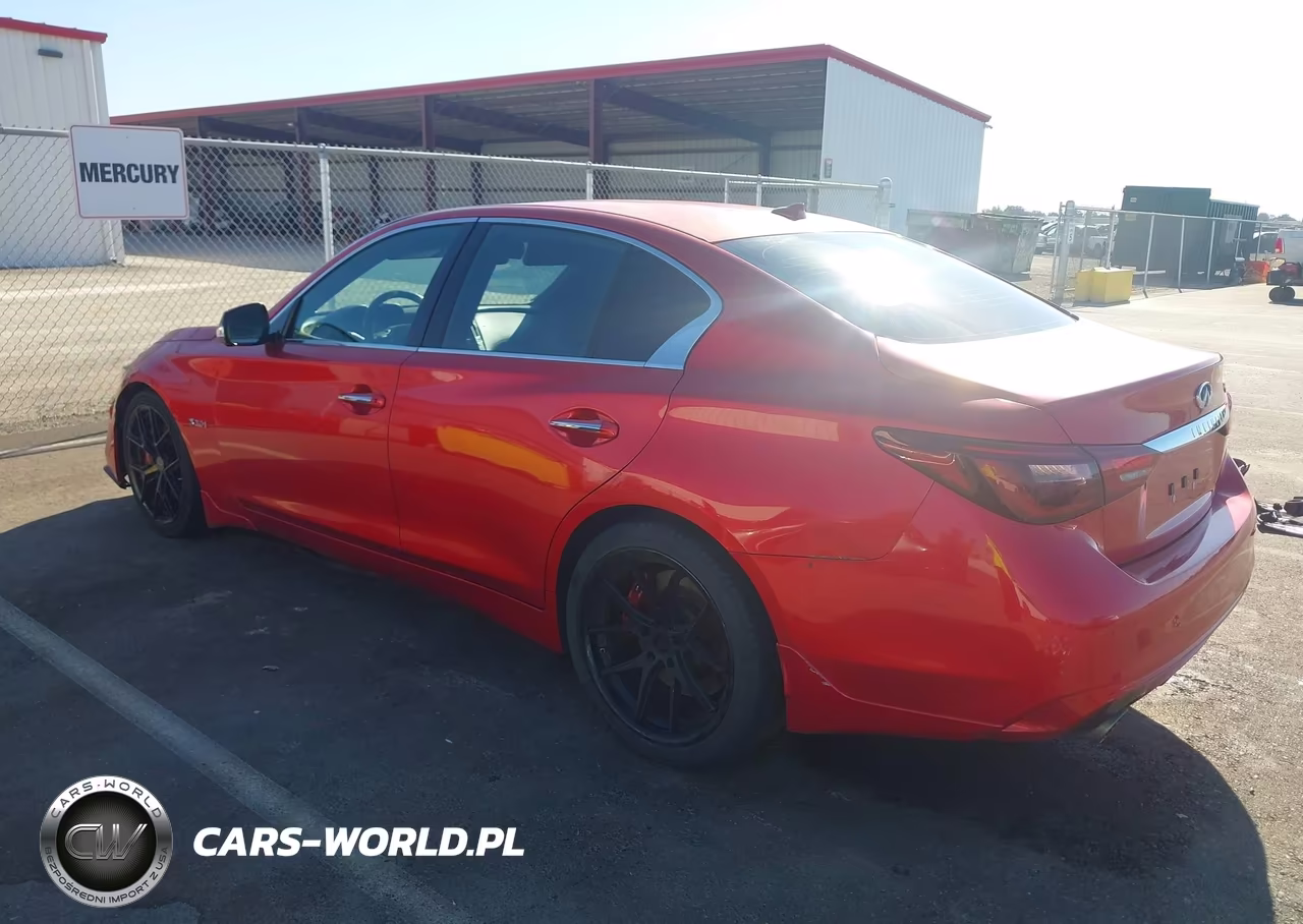 2019 Infiniti Q50 3.0T Red Sport 400 VIN:JN1FV7AP8KM760062 - 3