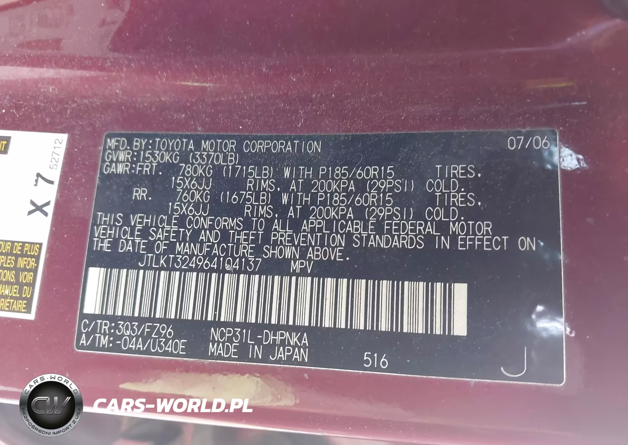 2006 Scion Xb VIN:JTLKT324964104137 - 9