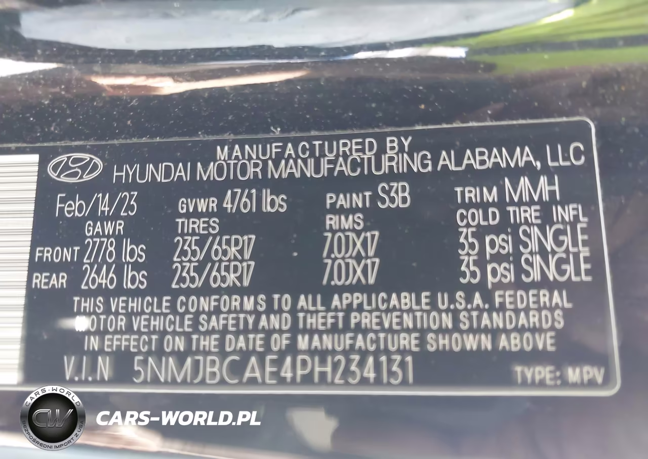 2023 Hyundai Tucson Sel VIN:5NMJBCAE4PH234131 - 9