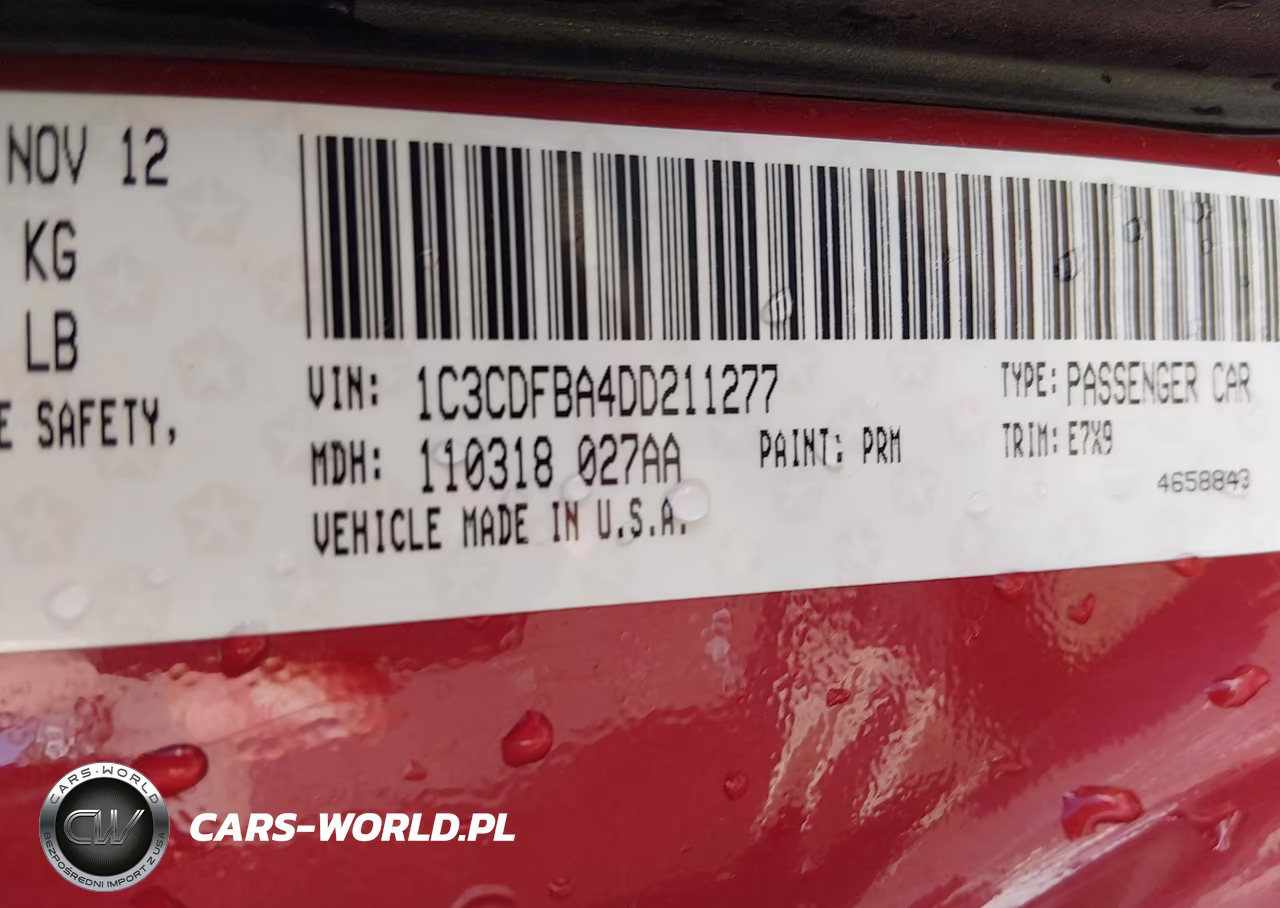 2013 Dodge Dart Sxt VIN:1C3CDFBA4DD211277 - 9