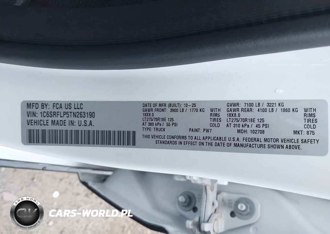2026 Ram 1500 Rebel 4X4 5'7 Box VIN:1C6SRFLP5TN263190 - 9