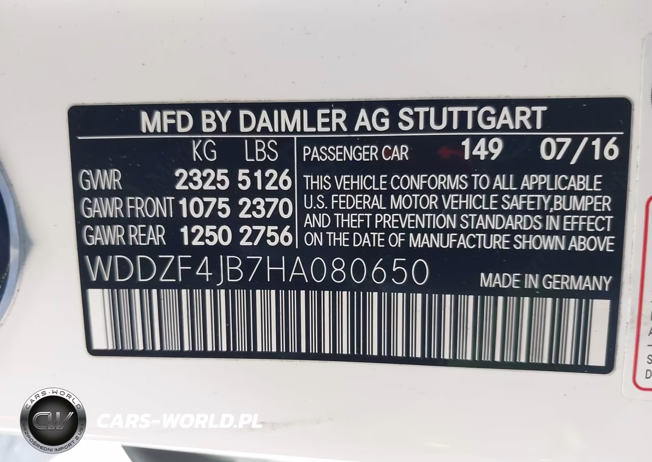 2017 Mercedes-Benz E 300 VIN:WDDZF4JB7HA080650 - 9