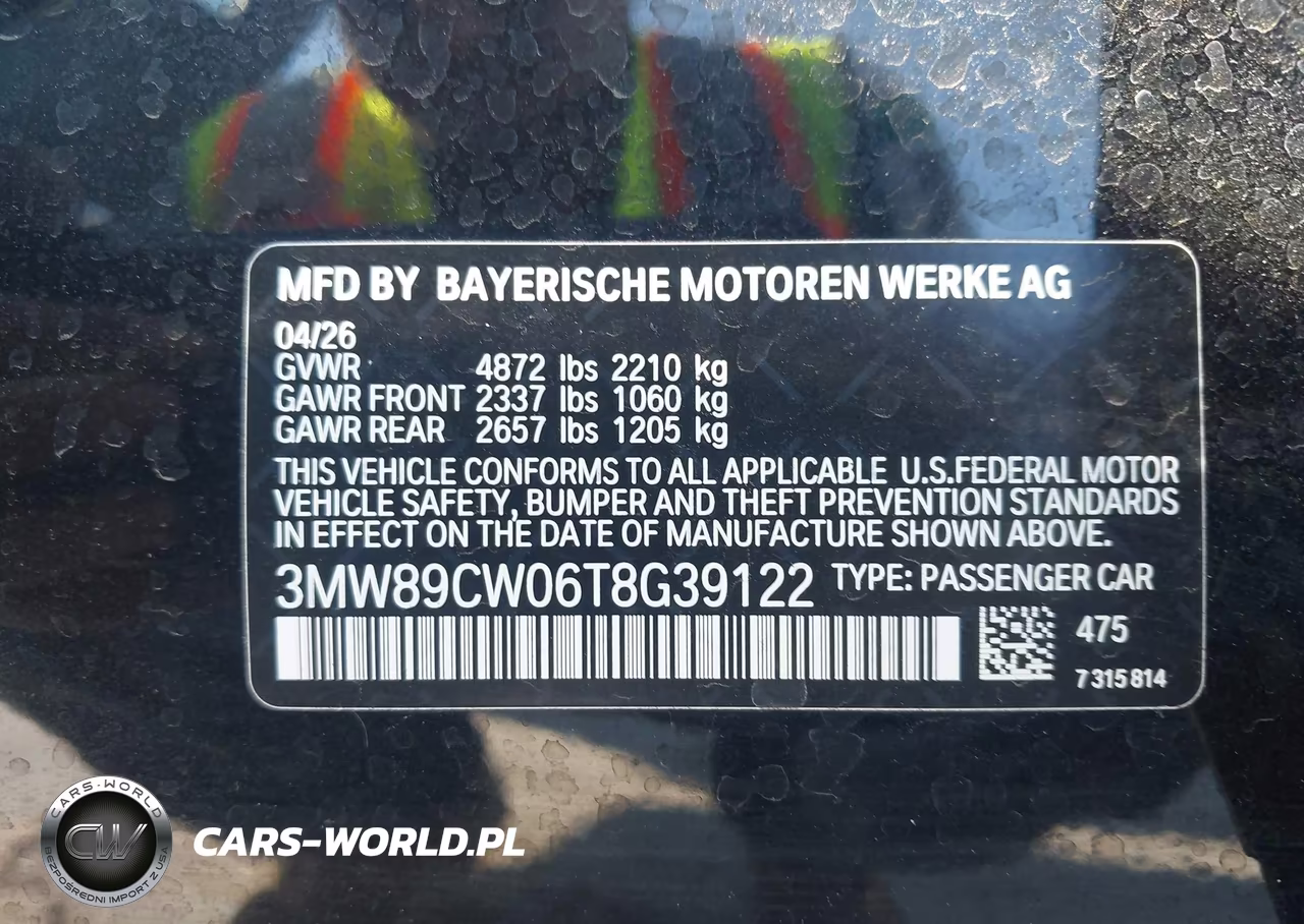 2026 BMW 330I xDrive Na VIN:3MW89CW06T8G39122 - 9