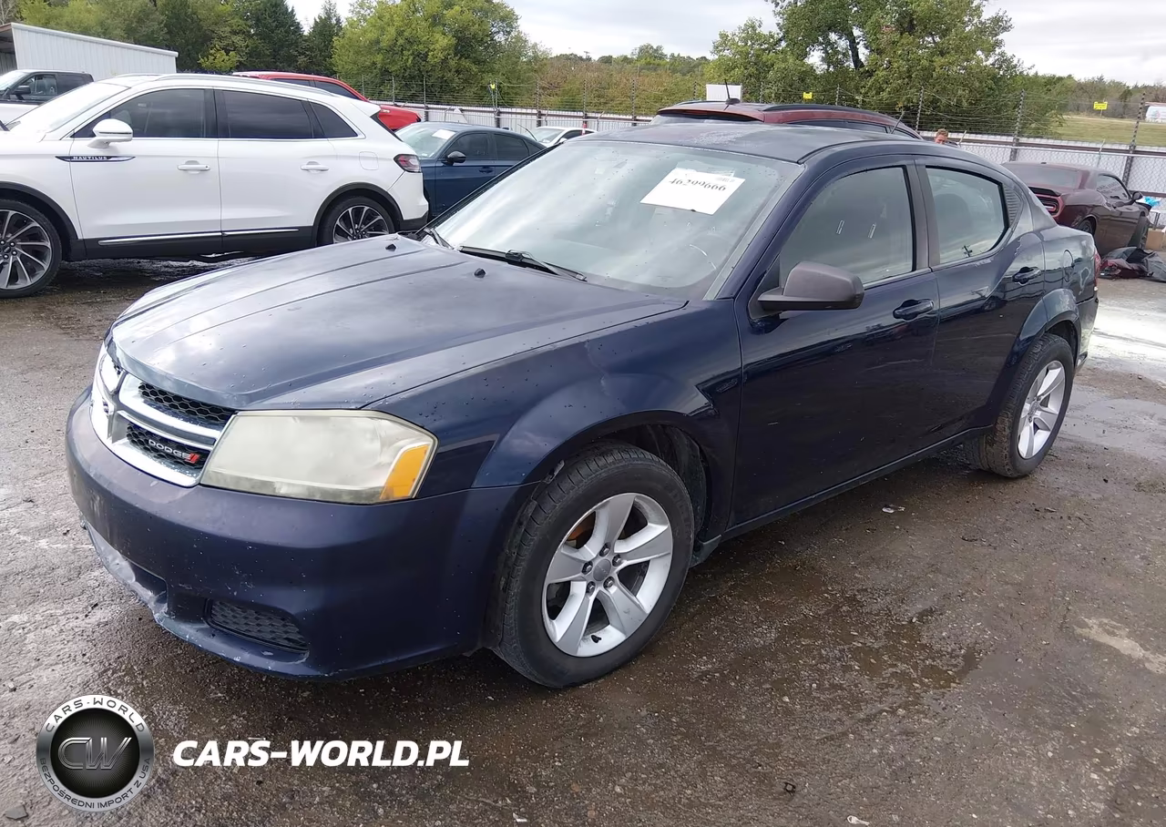 2014 Dodge Avenger Se VIN:1C3CDZAB9EN116527 - 2