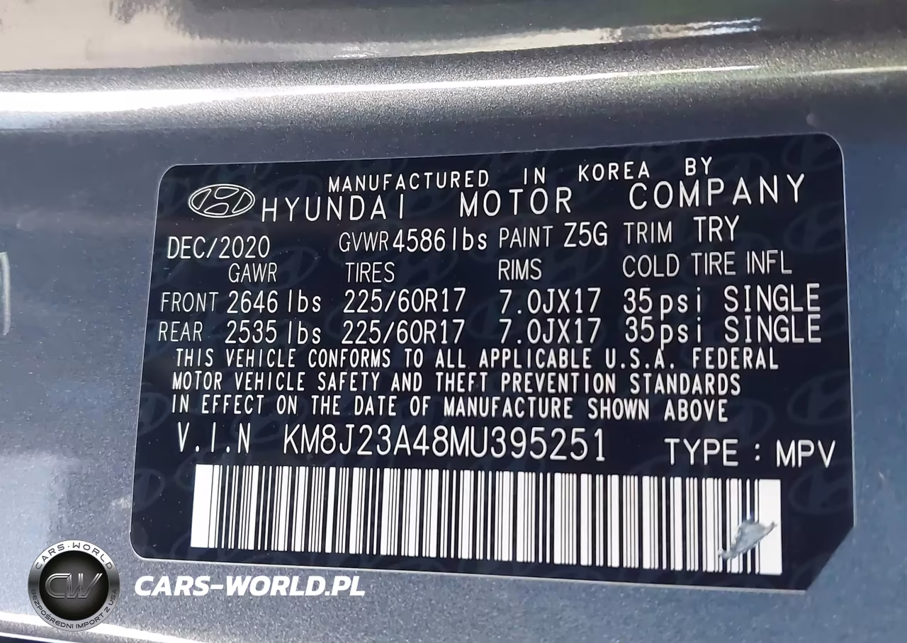 2021 Hyundai Tucson Se VIN:KM8J23A48MU395251 - 9