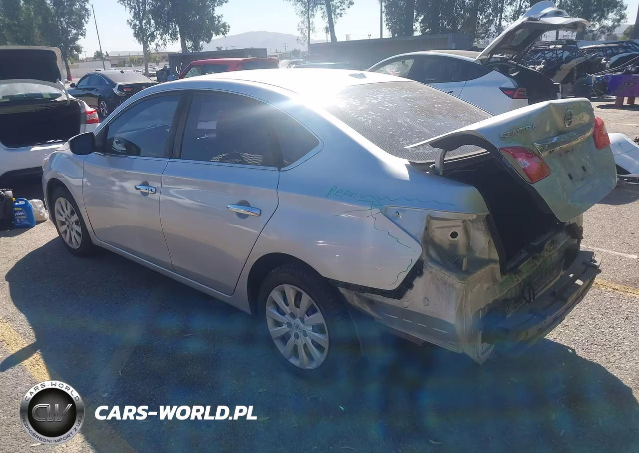 2017 Nissan Sentra Sv VIN:3N1AB7AP8HY256023 - 3