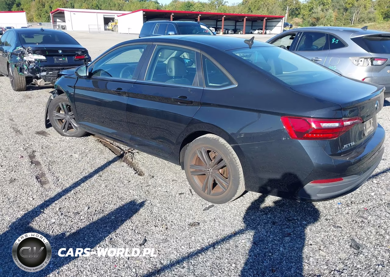 2022 Volkswagen Jetta 1.5T Se VIN:3VW7M7BU7NM007637 - 3