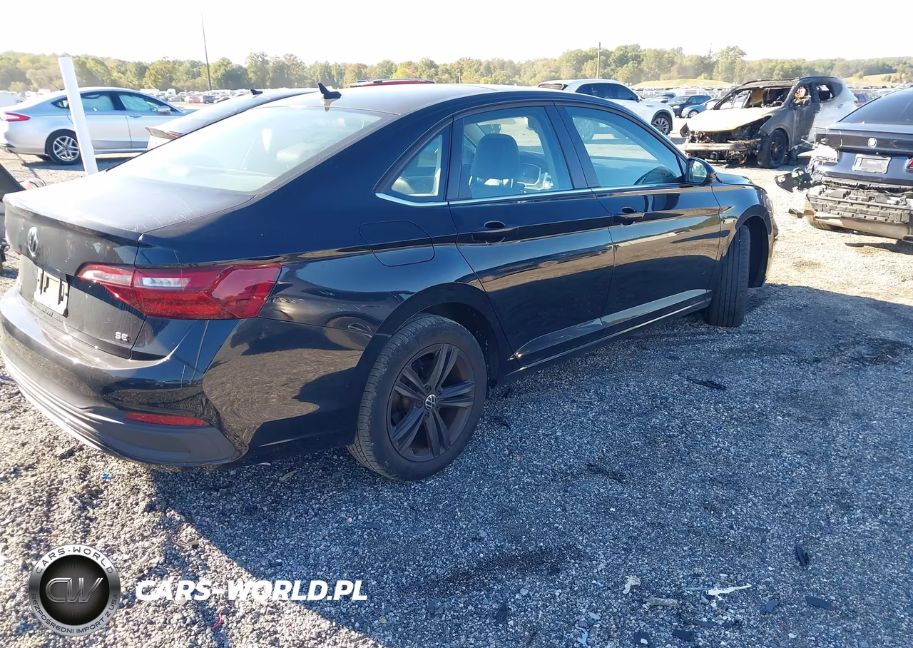 2022 Volkswagen Jetta 1.5T Se VIN:3VW7M7BU7NM007637 - 4