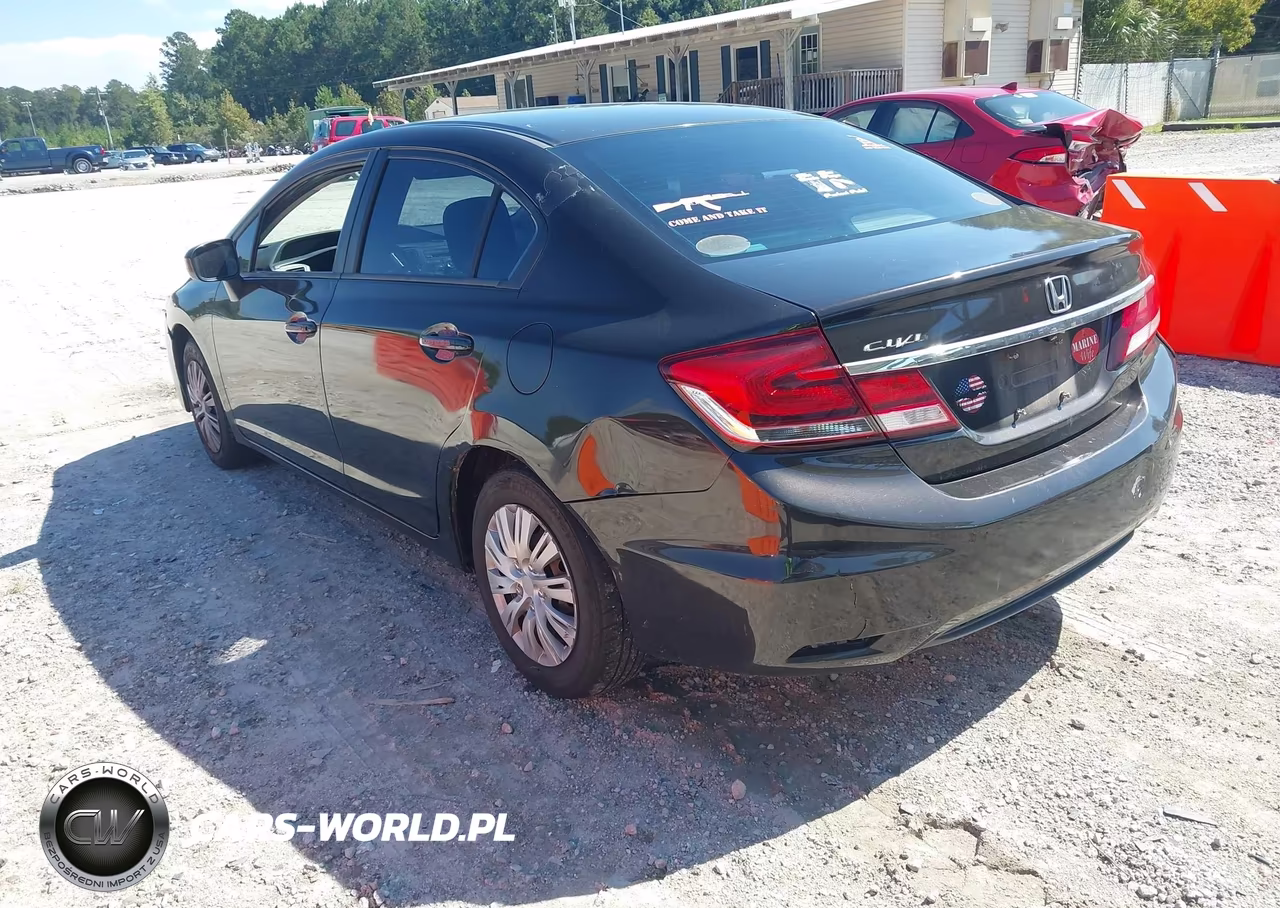 2014 Honda Civic Lx VIN:2HGFB2F57EH508800 - 3