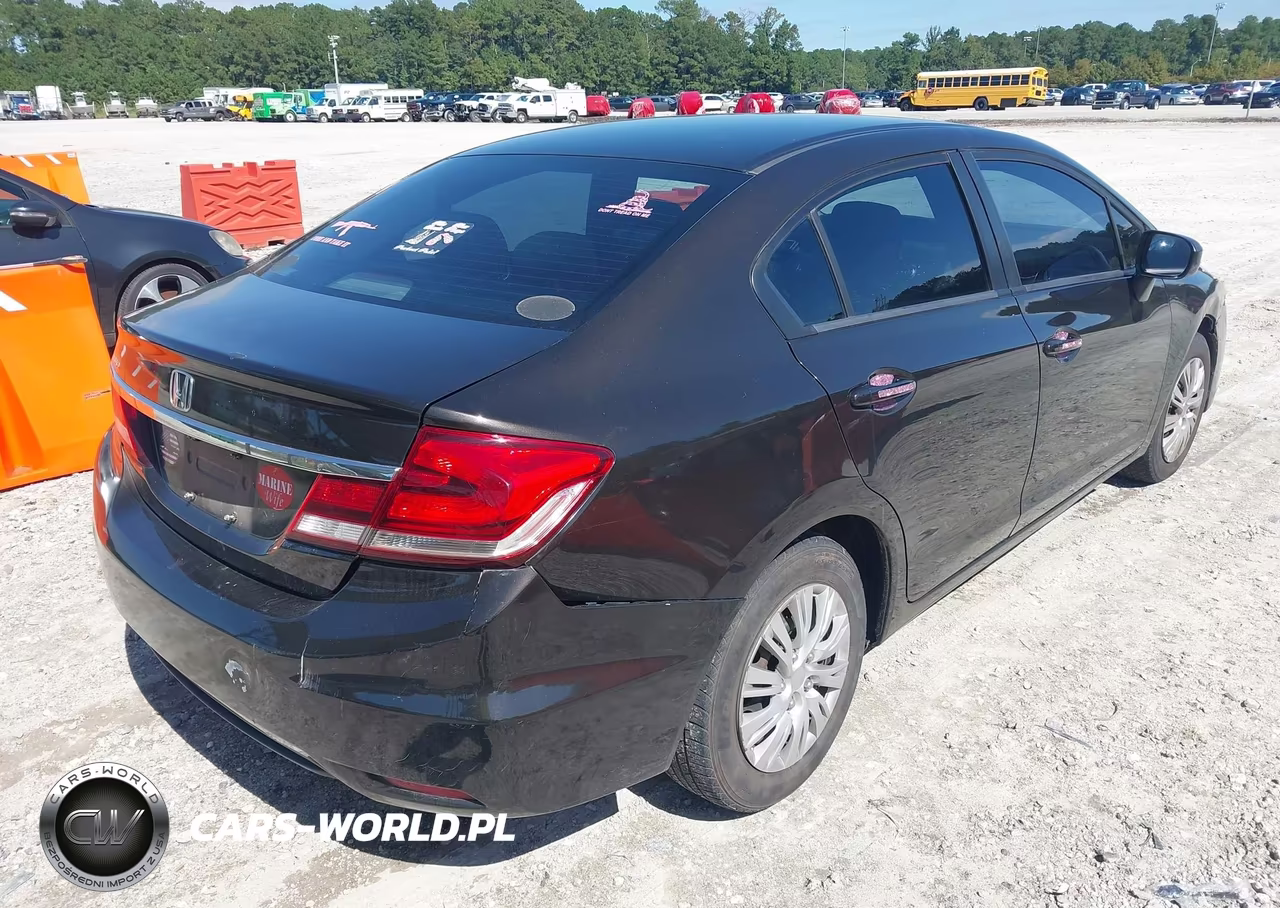 2014 Honda Civic Lx VIN:2HGFB2F57EH508800 - 4