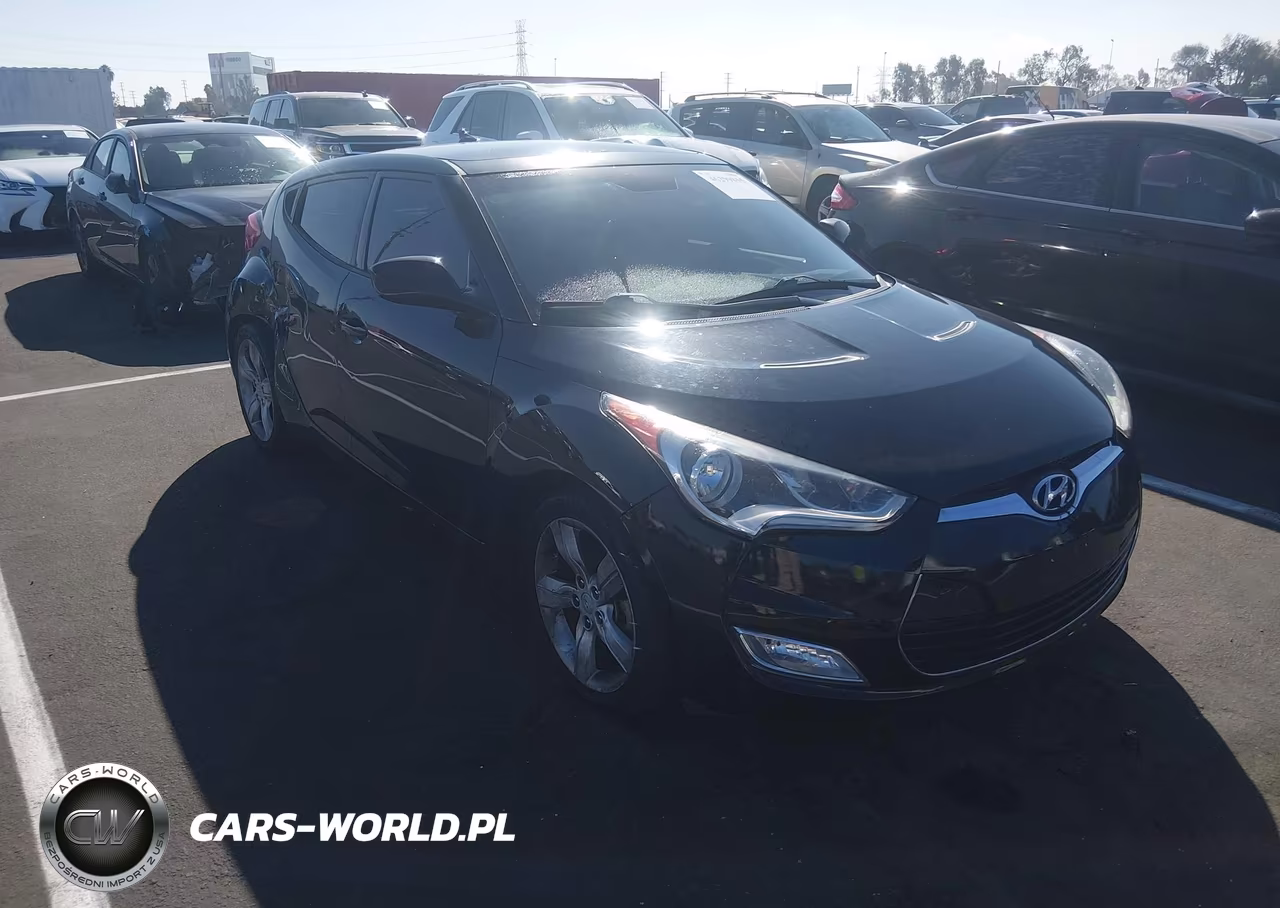 2014 HYUNDAI VELOSTER BASE W-RED VIN:KMHTC6AD8EU190795 - 1