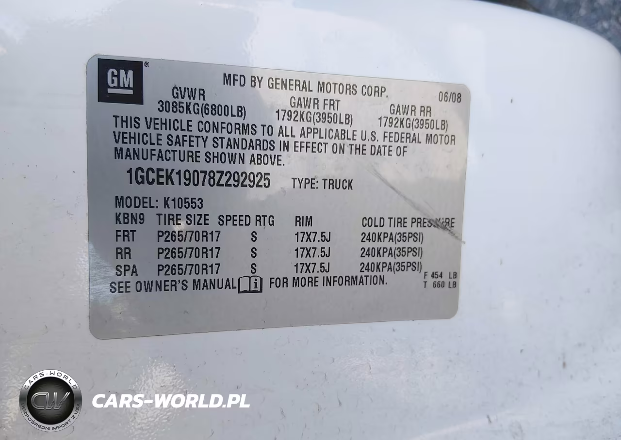 2008 Chevrolet Silverado 1500 Lt2 VIN:1GCEK19078Z292925 - 9