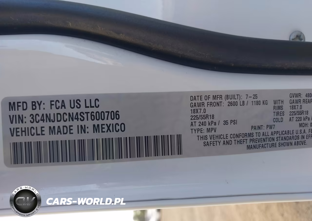 2025 Jeep Compass Limited 4X4 VIN:3C4NJDCN4ST600706 - 9