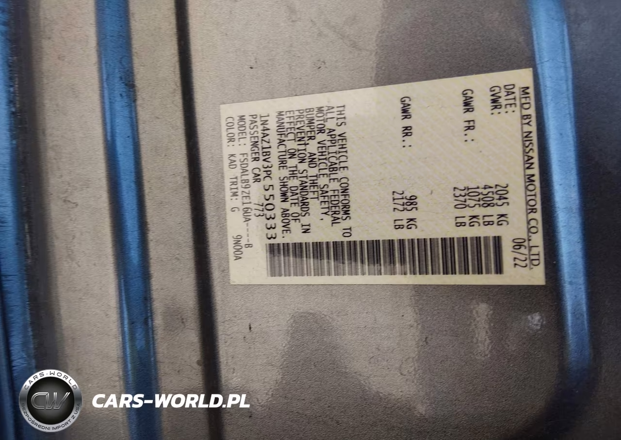 2023 Nissan Leaf S 40 Kwh VIN:1N4AZ1BV3PC550333 - 9