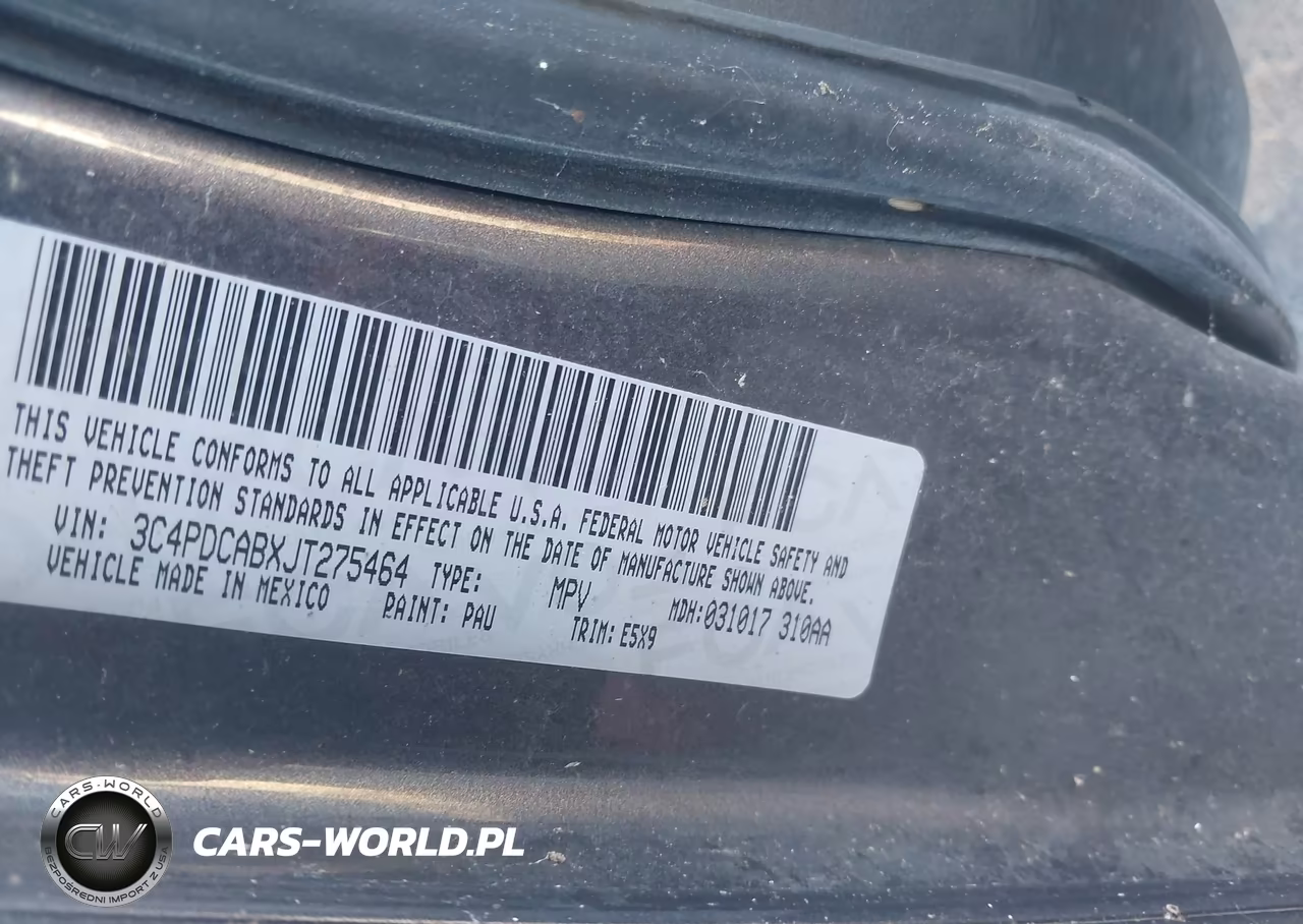 2018 Dodge Journey Se VIN:3C4PDCABXJT275464 - 9