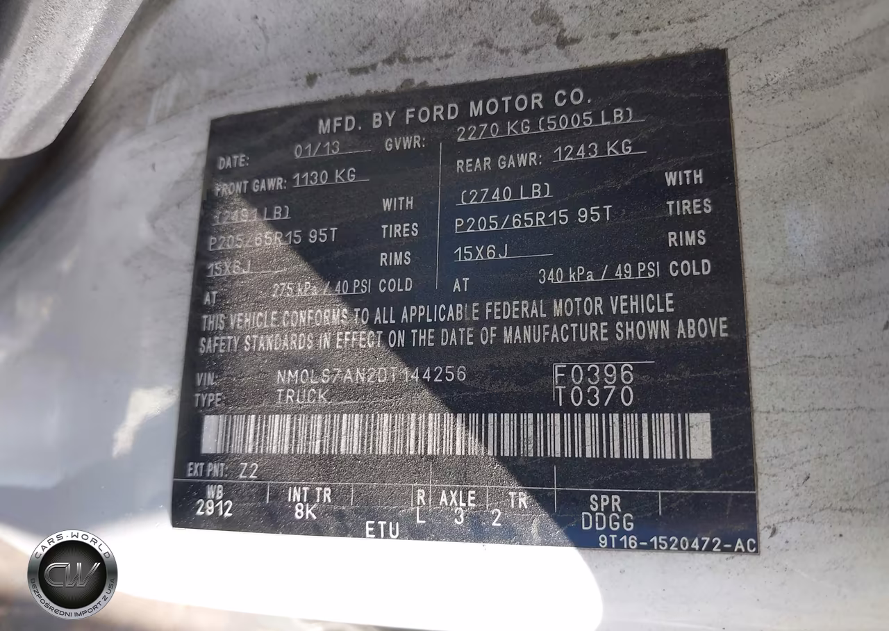 2013 Ford Transit Connect Xl VIN:NM0LS7AN2DT144256 - 9