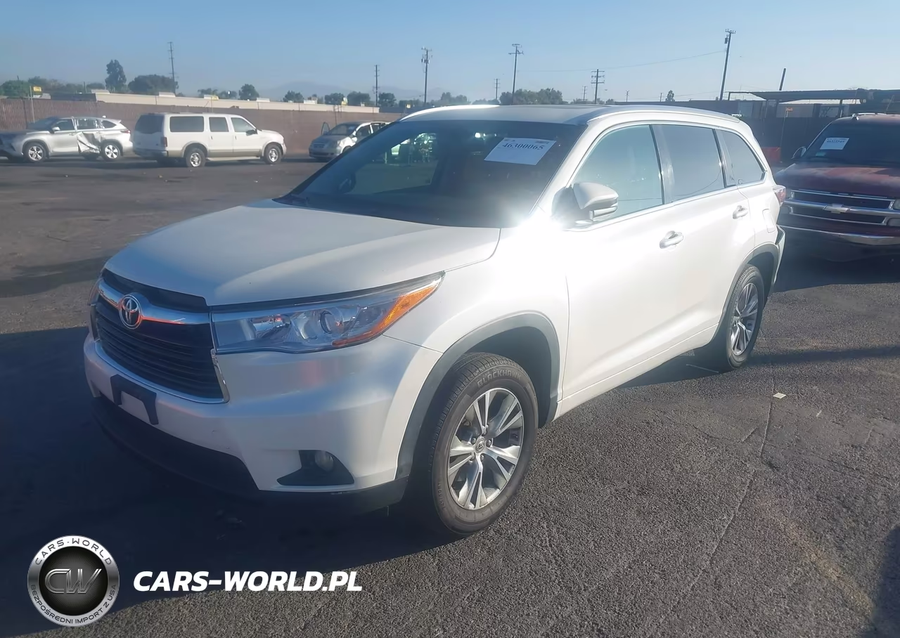 2015 Toyota Highlander Xle V6 VIN:5TDKKRFH4FS074659 - 2