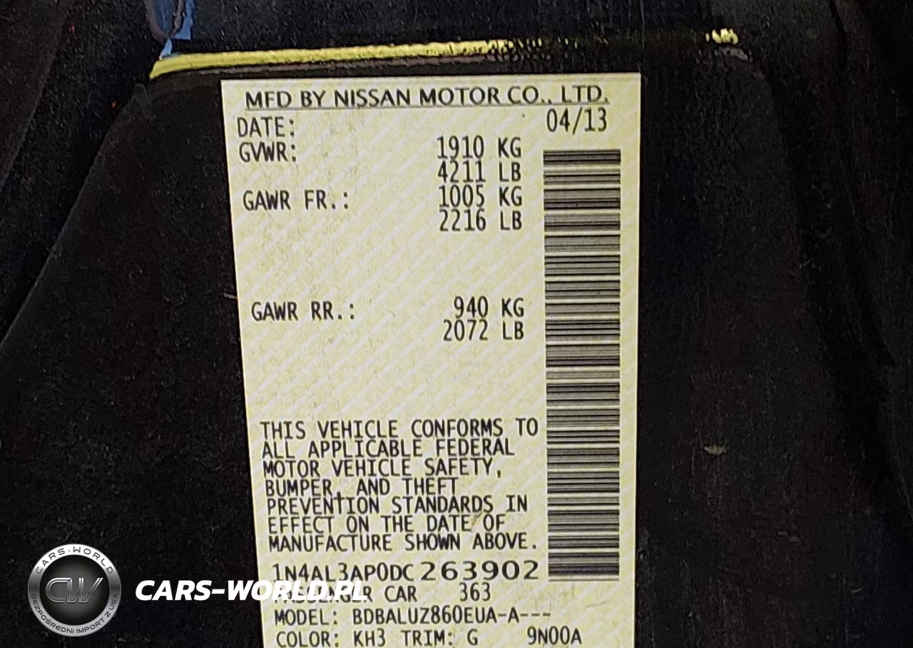 2013 Nissan Altima 2.5 Sv VIN:1N4AL3AP0DC263902 - 9