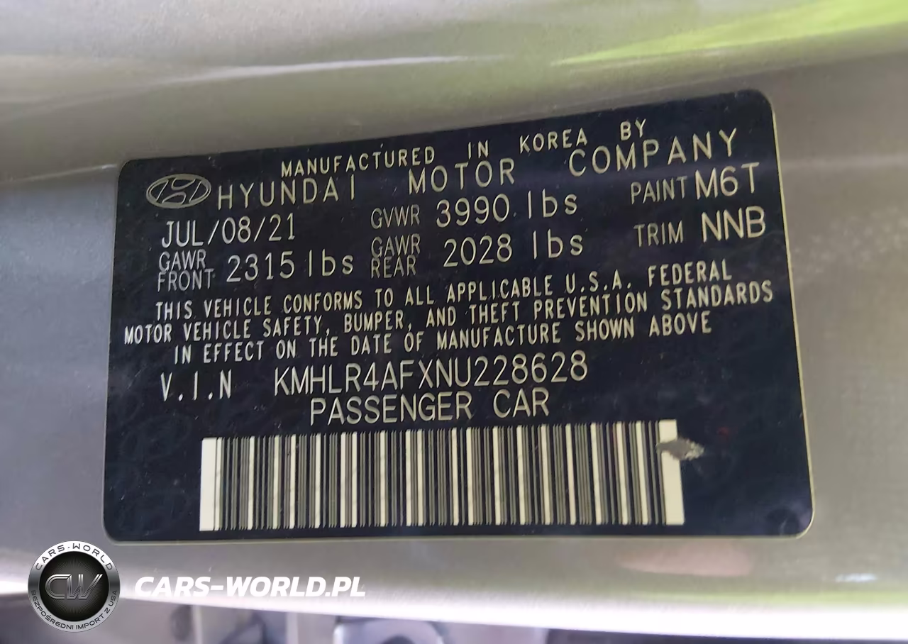 2022 Hyundai Elantra N Line VIN:KMHLR4AFXNU228628 - 9