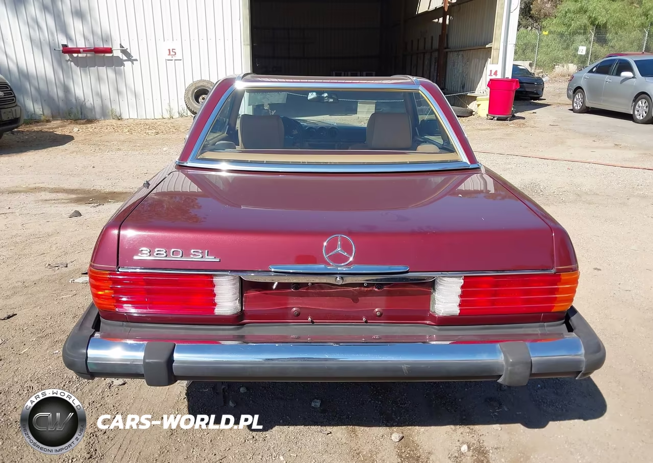 1985 Mercedes-Benz 380 Sl VIN:WDBBA45C9FA035072 - 16